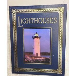 LIGHTHOUSES~Easton Press~ Collector's Edition Leather Bound - Michael Vogel